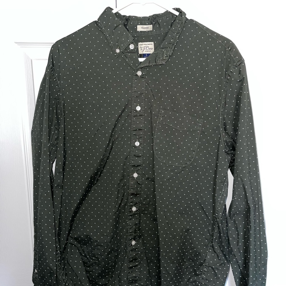 J. Crew Men’s Polkadot Button Down